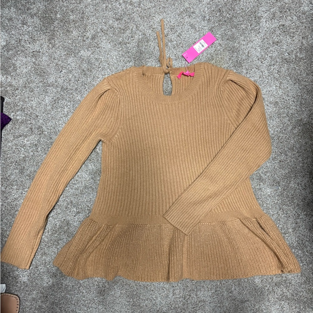Lilly Pulitzer Tan Sweater
